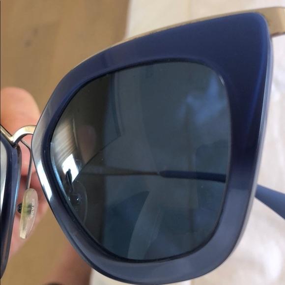 Prada Absolute Aviator Blue Sunglasses - Picture 8 of 11